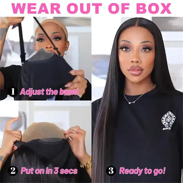 5x5 HD Precut Glueless Wigs on the Go 200-250% Density