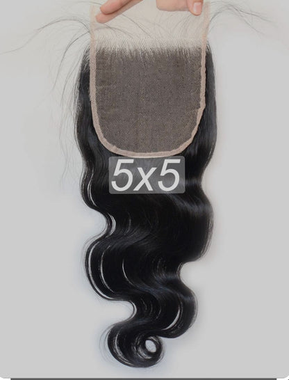 5x5 Transparent Lace Closure